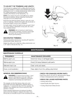 Предварительный просмотр 11 страницы Craftsman WEEDWACKER 316.790130 Operator'S Manual