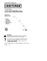 Craftsman WEEDWACKER 358.745130 Instruction Manual preview