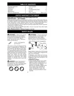 Preview for 2 page of Craftsman WEEDWACKER 358.745340 Operator'S Manual