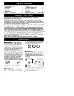 Preview for 2 page of Craftsman WEEDWACKER 358.745541 Instruction Manual