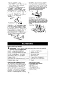 Preview for 16 page of Craftsman WEEDWACKER 358.791032 Operator'S Manual