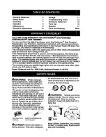 Preview for 2 page of Craftsman WEEDWACKER 358.791520 Instruction Manual