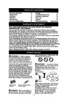 Preview for 2 page of Craftsman WEEDWACKER 358.794250 Operator'S Manual