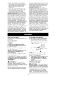 Preview for 4 page of Craftsman WEEDWACKER 358.795540 Instruction Manual