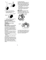 Предварительный просмотр 21 страницы Craftsman WEEDWACKER 358.795920 Operator'S Manual