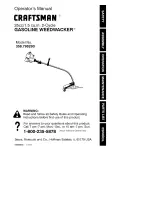 Craftsman WEEDWACKER 358.796290 Operator'S Manual preview