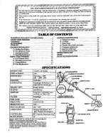 Preview for 2 page of Craftsman Weedwacker 358.797161.32cc Operator'S Manual