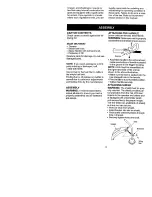 Предварительный просмотр 4 страницы Craftsman Weedwacker 358.798550 Operator'S Manual