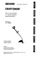 Craftsman WEEDWACKER 517.798580 Operator'S Manual preview