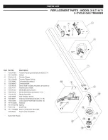 Предварительный просмотр 20 страницы Craftsman WEEDWACKER Incredi-Pull 316.711471 Operator'S Manual