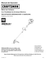 Предварительный просмотр 23 страницы Craftsman WEEDWACKER Incredi-Pull 316.731970 Operator'S Manual