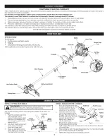 Предварительный просмотр 4 страницы Craftsman WEEDWACKER Incredi-Pull 316.791191 Operator'S Manual