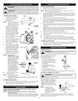 Предварительный просмотр 6 страницы Craftsman WEEDWACKER Incredi-Pull 316.791191 Operator'S Manual