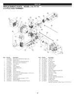 Предварительный просмотр 30 страницы Craftsman WEEDWACKER Incredi-Pull 316.791191 Operator'S Manual