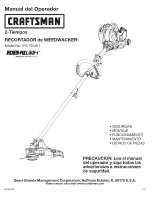 Предварительный просмотр 11 страницы Craftsman WEEDWACKER Incredi-Pull 316.791201 Operator'S Manual