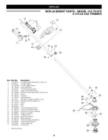 Preview for 29 page of Craftsman WEEDWACKER Incredi-Pull 316.791870 Operator'S Manual