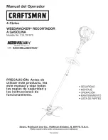 Preview for 17 page of Craftsman WEEDWACKER INCREDI.PULL 316.791970 Operator'S Manual