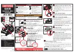 Предварительный просмотр 2 страницы Craftsman ZTS 6000 Quick Start Manual