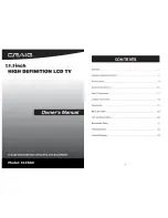 Craig CLC503 Owner'S Manual preview