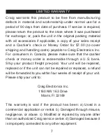 Preview for 8 page of Craig CMA3576 Owner'S Manual