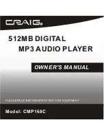 Craig CMP168C Owner'S Manual preview