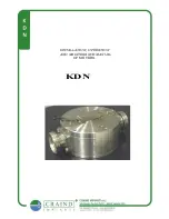 Предварительный просмотр 1 страницы Craind Impianti KDN Installation, Operation And Maintenance Manual