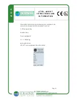 Предварительный просмотр 13 страницы Craind Impianti KDN Installation, Operation And Maintenance Manual