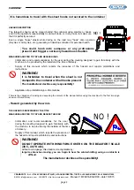 Предварительный просмотр 9 страницы Cramaro CABRIOLE Instruction, Use And Maintenance Manual