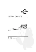 Preview for 1 page of Cramer 40B730 Original Instructions Manual