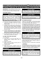 Preview for 107 page of Cramer 40LM35 Original Instructions Manual