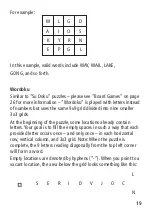 Preview for 19 page of Crane & Viceroy Crossword Puzzle Solver 10131 Manual