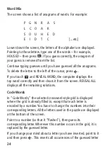 Preview for 24 page of Crane & Viceroy Crossword Puzzle Solver 10131 Manual