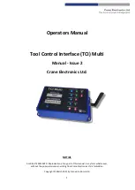 Crane Electronics TCI Multi Operator'S Manual предпросмотр