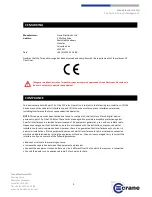 Preview for 3 page of Crane Electronics TorqueStar Lite Operator'S Manual