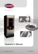 Preview for 1 page of Crane Merchandising Systems Autobar INFINITY Operator'S Manual