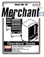 Crane Merchandising Systems Merchant 180 Operator'S Manual preview