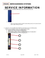 Preview for 5 page of Crane Merchandising Systems Voce Media Series Service Information