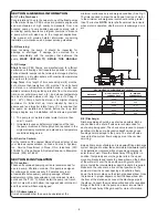 Preview for 4 page of CRANE PUMPS & SYSTEMS BARNES 10SHD Series Installation And Operation Manual