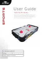 Preview for 1 page of Crane 45950-Air Hockey User Manual