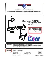 Crane Barneb PS SGPC Series Installation Manual предпросмотр