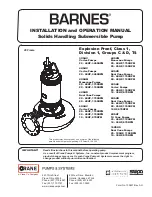 Crane BARNES 10XSHD Installation And Operation Manual preview
