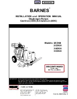 Предварительный просмотр 1 страницы Crane Barnes 2ADG8 Installation And Operation Manual