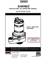 Crane Barnes 2HP Series Installation And Operation Manual предпросмотр