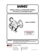 Preview for 1 page of Crane Barnes 4030HCC Installation And Operation Manual