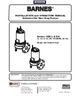 Предварительный просмотр 1 страницы Crane BARNES 4SE-DS Series Installation And Operation Manual