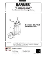 Crane BARNES BAF-E3 Installation Manual предпросмотр