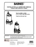 Preview for 1 page of Crane Barnes DS Series Installation And Operation Manual