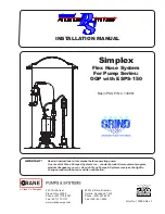 Preview for 1 page of Crane BARNES PRESSURE SYSTEMS ULTRA GRIND Simplex 130961 Installation Manual