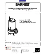 Предварительный просмотр 1 страницы Crane BARNES SE51HT Series Installation And Operation Manual