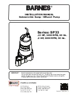 Crane BARNES SP33 Series Installation Manual preview